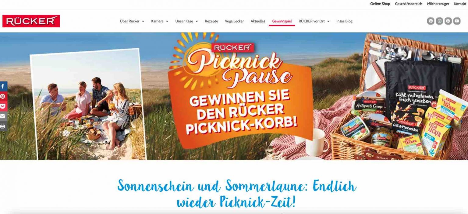 R Cker Picknick Gewinnspiel Ichwilltesten De