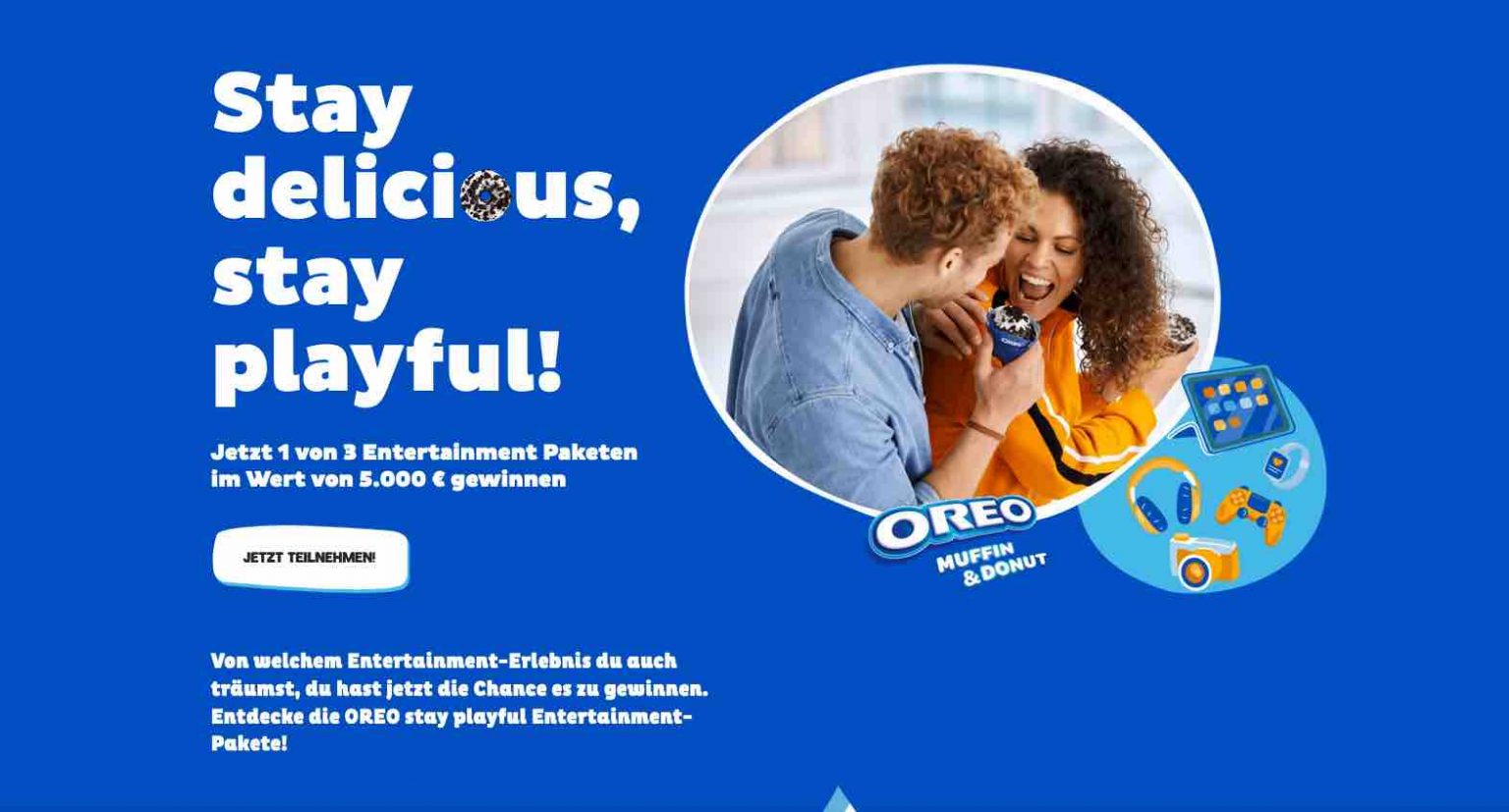 OREO Entertainment Gewinnspiel Ichwilltesten De