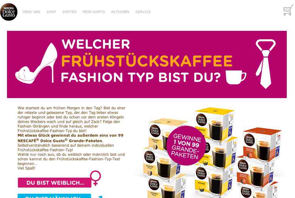 dolce gusto gewinnspiel