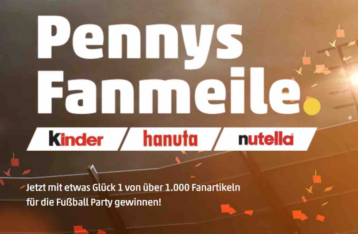 Penny Gewinnspiel - Einen Von 1.000 Fanartikeln Gewinnen!