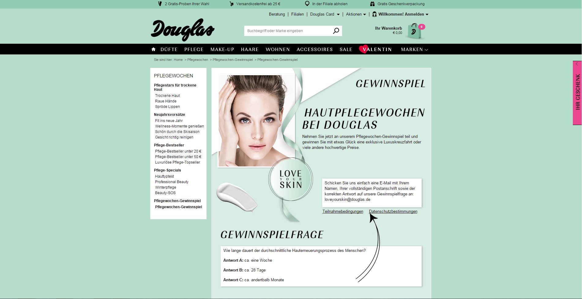 douglas gewinnspiel reise gewinnspiel