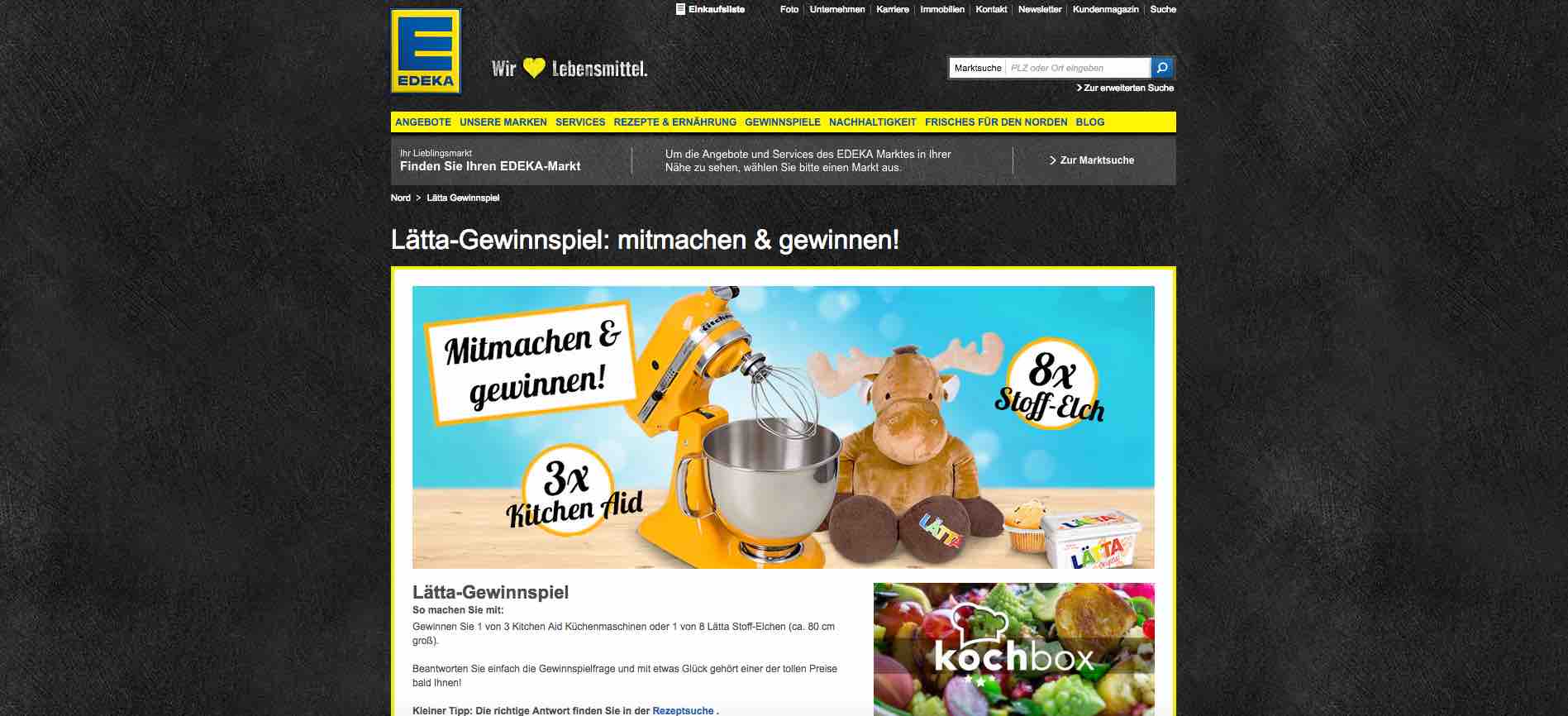 kitchenaid gewinnen