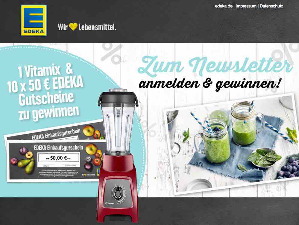 edeka vitamix gewinnspiel