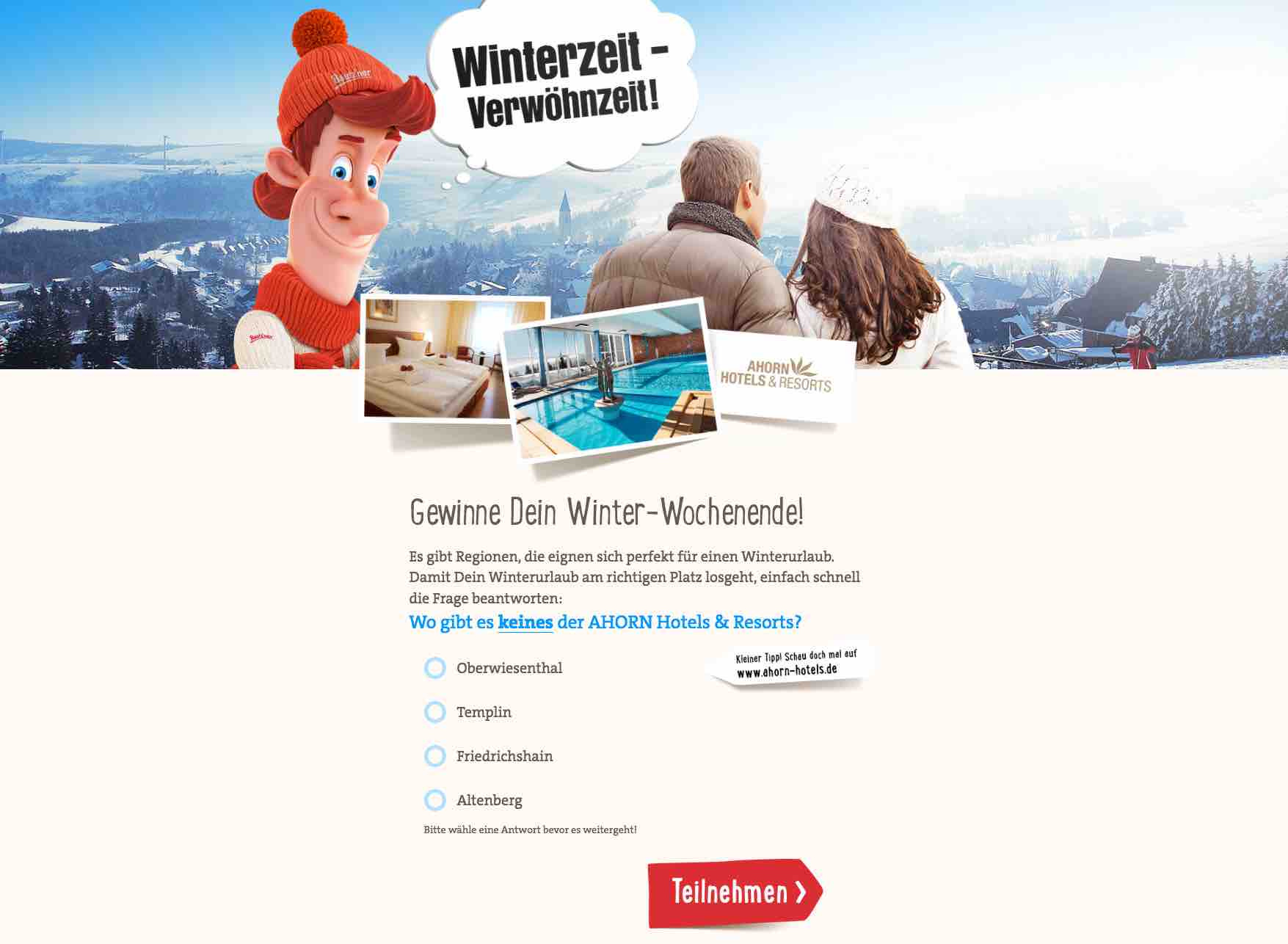 Bautzner Gewinnspiel Winterurlaub