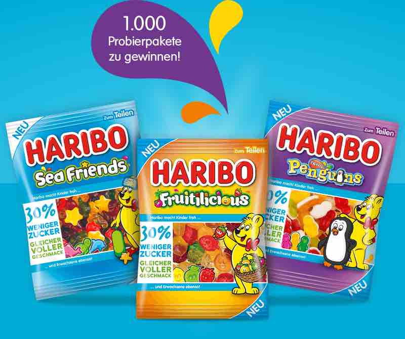 Haribo Gewinnspiel Produktpakete gewinnen ichwilltesten.de