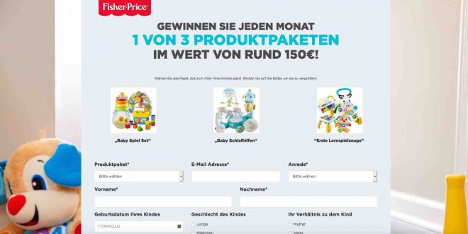 FisherPrice Gewinnspiel jeden Monat gewinnen