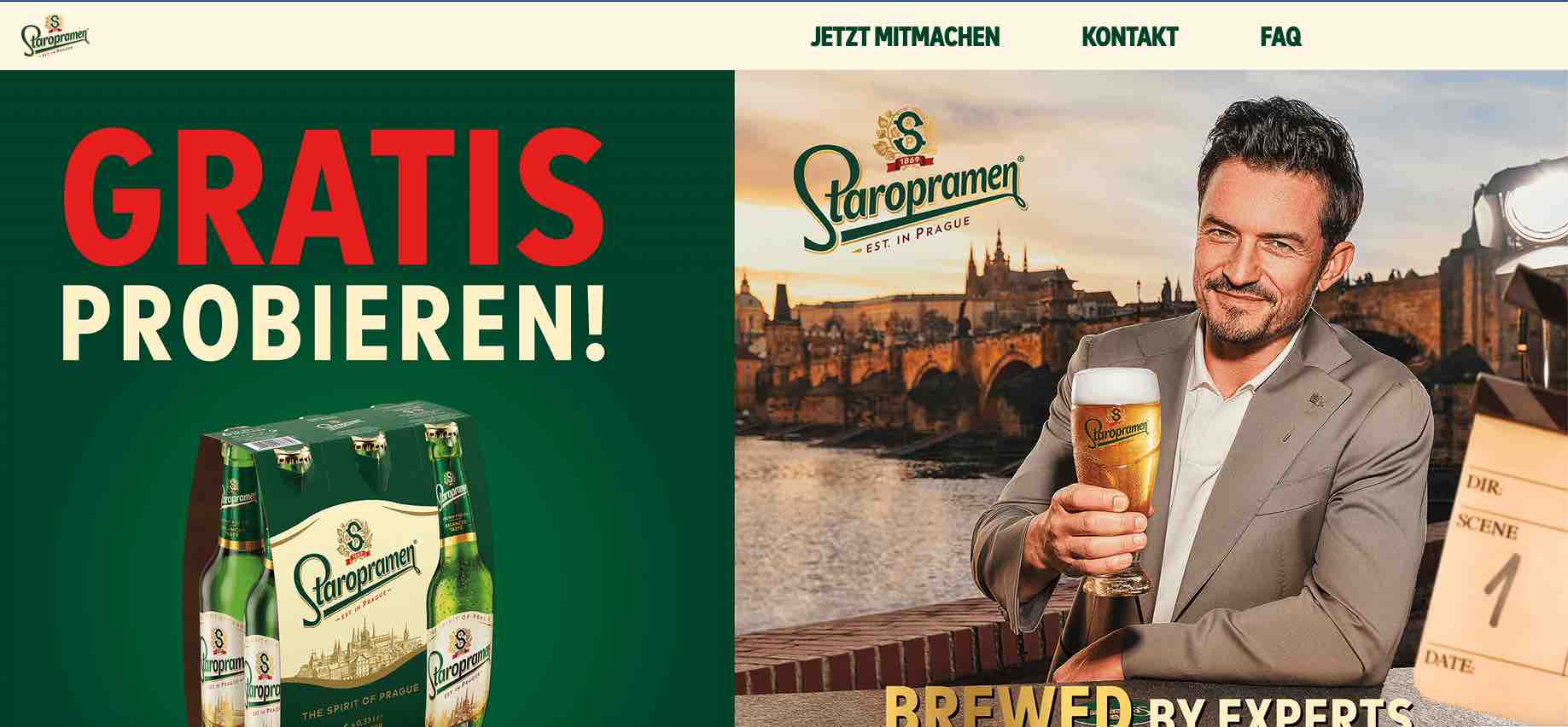 staropramen bier gratis testen