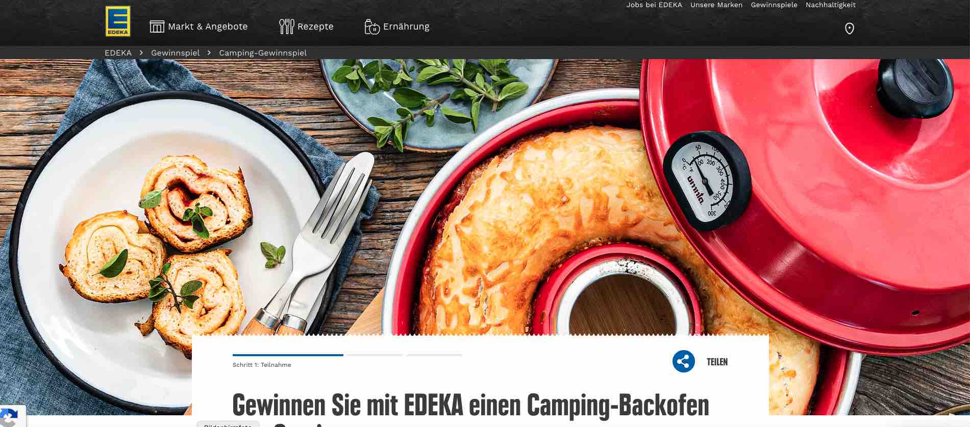 edeka vamping backofen gewinnspiel