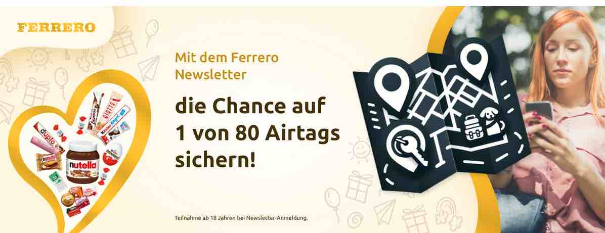 FERRERO Aiftrag Gewinnspiel