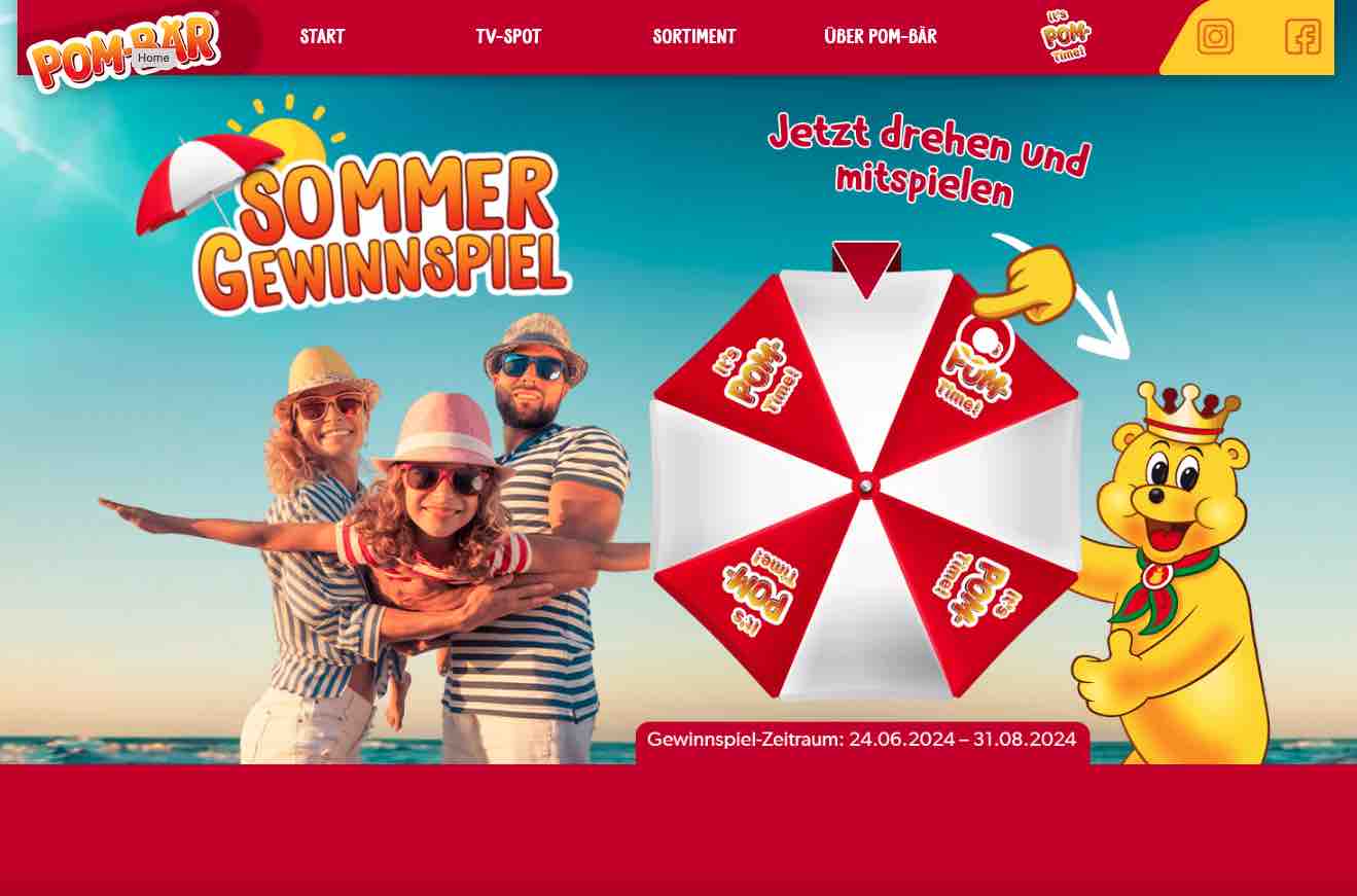 POM BÄR Sommer Gewinnspiel