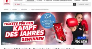 kaufland final fight gewinnspiel