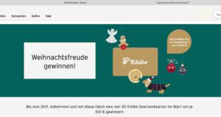 tchibo weihnachtsfreude gewinnspiel