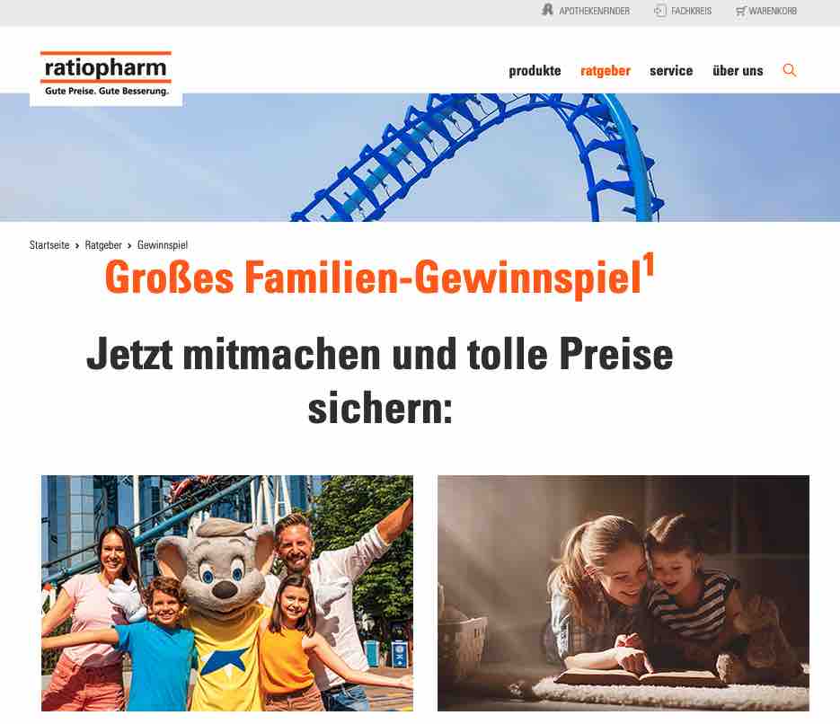 ratiopharm familien gewinnspiel